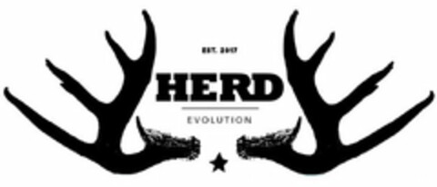 EST. 2017 HERD EVOLUTION Logo (USPTO, 25.05.2017)