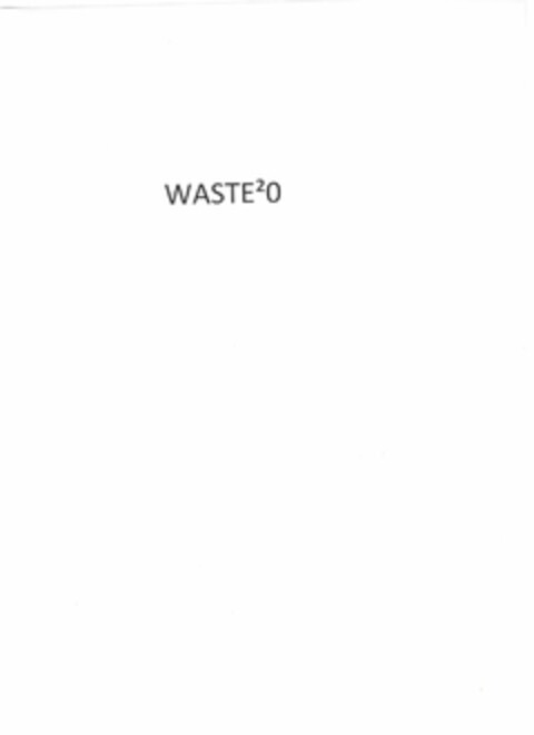 WASTE²0 Logo (USPTO, 06.10.2017)
