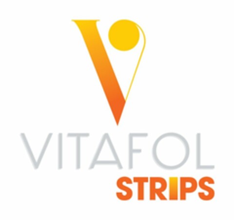 V VITAFOL STRIPS Logo (USPTO, 10/24/2017)