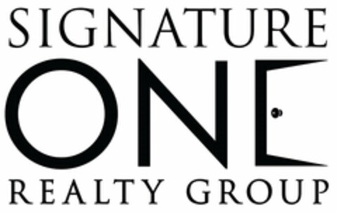 SIGNATURE ONE REALTY GROUP Logo (USPTO, 12/06/2017)