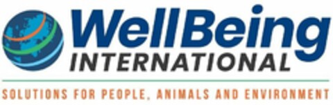 WELLBEING INTERNATIONAL SOLUTIONS FOR PEOPLE, ANIMALS AND ENVIRONMENT Logo (USPTO, 12/07/2018)