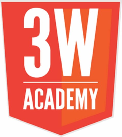 3W ACADEMY Logo (USPTO, 01/15/2020)