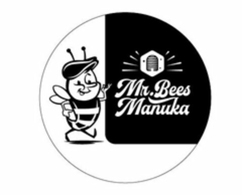 MR.BEES MANUKA Logo (USPTO, 19.02.2020)