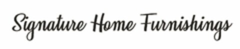 SIGNATURE HOME FURNISHINGS Logo (USPTO, 02/25/2020)