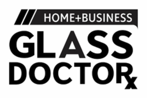 GLASS DOCTORX HOME + BUSINESS Logo (USPTO, 10.04.2020)