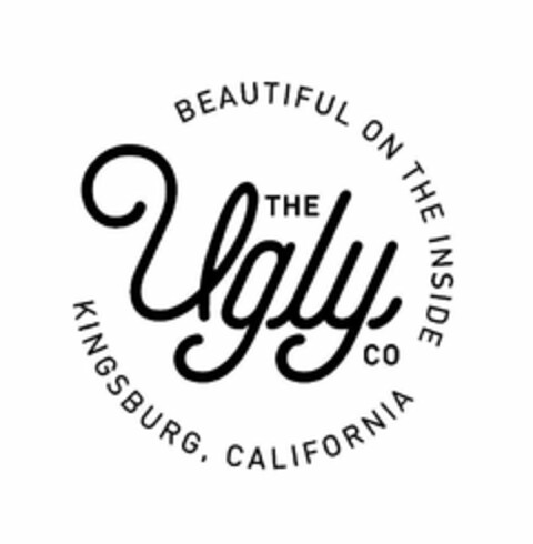 THE UGLY CO BEAUTIFUL ON THE INSIDE KINGSBURG, CALIFORNIA Logo (USPTO, 23.04.2020)