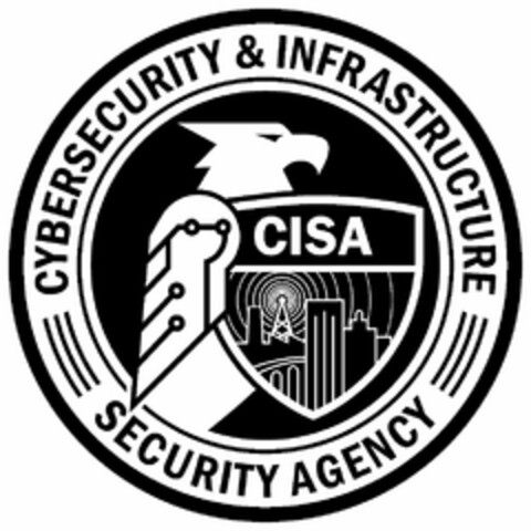 CYBERSECURITY & INFRASTRUCTURE SECURITY AGENCY CISA Logo (USPTO, 05/01/2020)