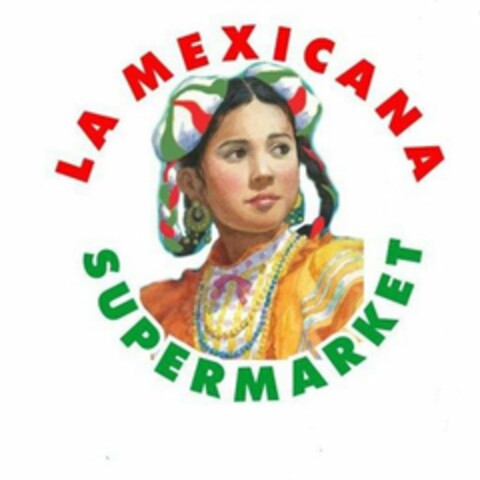 LA MEXICANA SUPERMARKET Logo (USPTO, 28.08.2020)