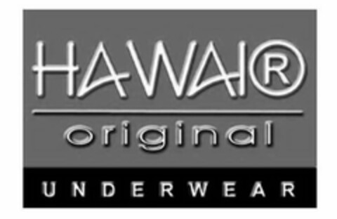 HAWAIR ORIGINAL UNDERWEAR Logo (USPTO, 06.01.2009)