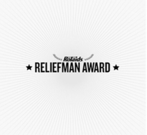 ROLAIDS RELIEFMAN AWARD Logo (USPTO, 07.07.2009)