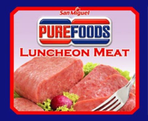SAN MIGUEL PUREFOODS LUNCHEON MEAT Logo (USPTO, 12/22/2009)