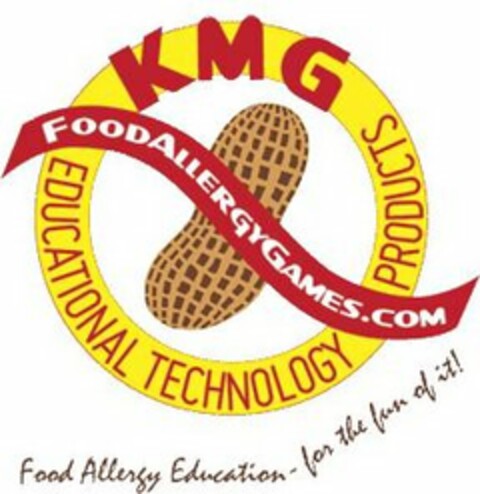 FOODALLERGYGAMES.COM KMG EDUCATIONAL TECHNOLOGY PRODUCTS FOOD ALLERGY EDUCATION - FOR THE FUN OF IT! Logo (USPTO, 07.07.2010)
