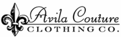 AVILA COUTURE CLOTHING CO. Logo (USPTO, 03/18/2011)