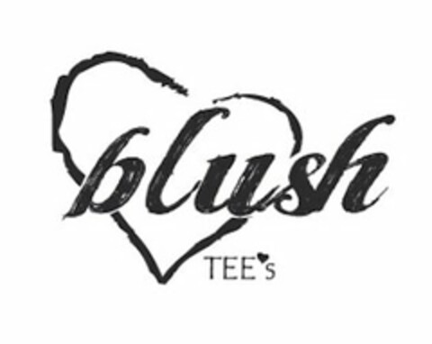 BLUSH TEE'S Logo (USPTO, 24.06.2011)