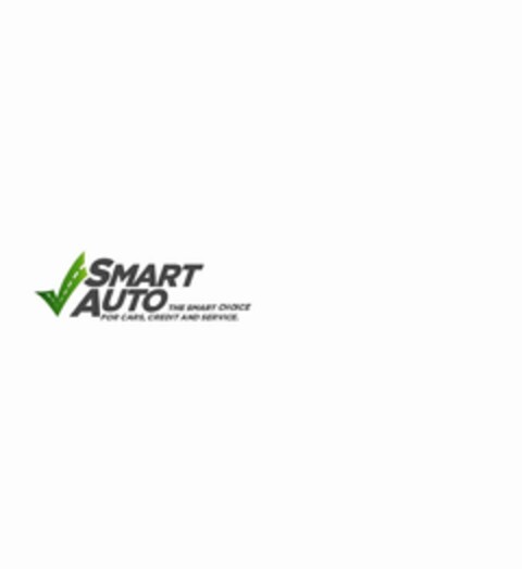 SMARTAUTO THE SMART CHOICE FOR CARS, CREDIT AND SERVICE. Logo (USPTO, 26.01.2012)