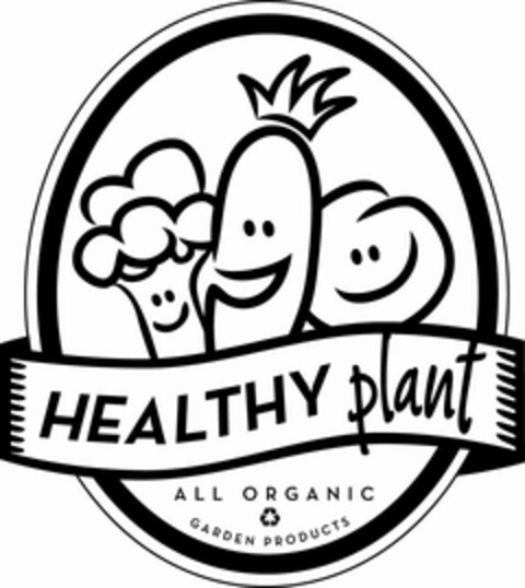 HEALTHY PLANT ALL ORGANIC GARDEN PRODUCTS Logo (USPTO, 21.03.2012)