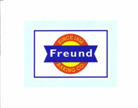 SINCE 1856 FREUND BAKING CO. Logo (USPTO, 05/16/2012)