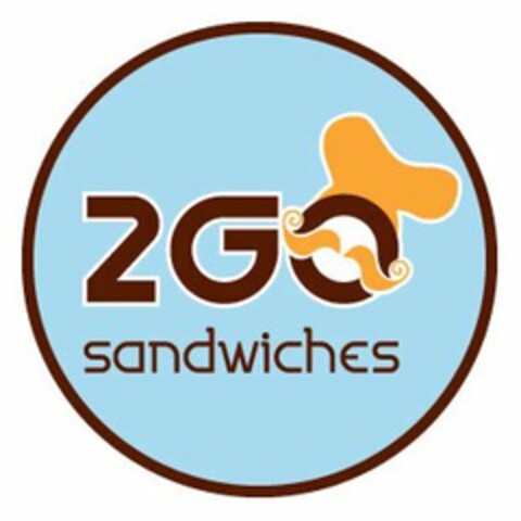 2 GO SANDWICHES Logo (USPTO, 05/16/2014)