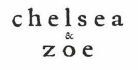 CHELSEA & ZOE Logo (USPTO, 08.10.2014)