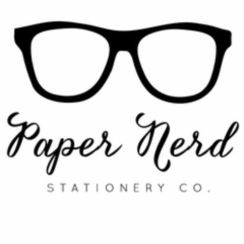 PAPER NERD STATIONERY CO. Logo (USPTO, 23.11.2014)