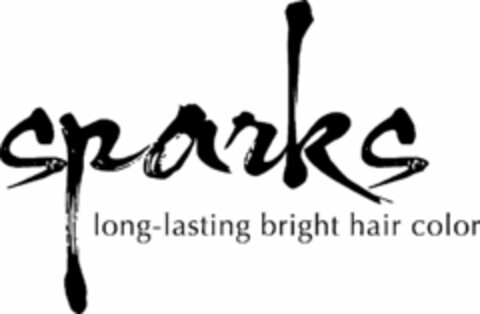 SPARKS LONG-LASTING BRIGHT HAIR COLOR Logo (USPTO, 20.04.2015)