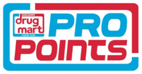 DISCOUNT DRUG MART FOOD FAIR PRO POINTS Logo (USPTO, 05/12/2015)