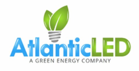 ATLANTIC LED A GREEN ENERGY COMPANY Logo (USPTO, 18.11.2015)