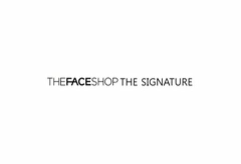 THEFACESHOP THE SIGNATURE Logo (USPTO, 19.01.2016)