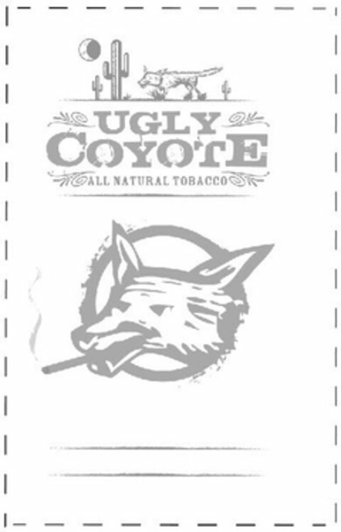 UGLY COYOTE ALL NATURAL TOBACCO Logo (USPTO, 12.08.2016)