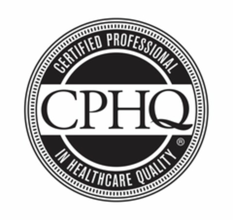 CPHQ CERTIFIED PROFESSIONAL IN HEALTHCARE QUALITY Logo (USPTO, 17.11.2016)