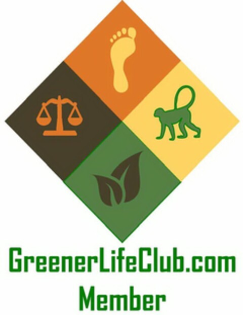 GREENERLIFECLUB.COM MEMBER Logo (USPTO, 09.02.2017)