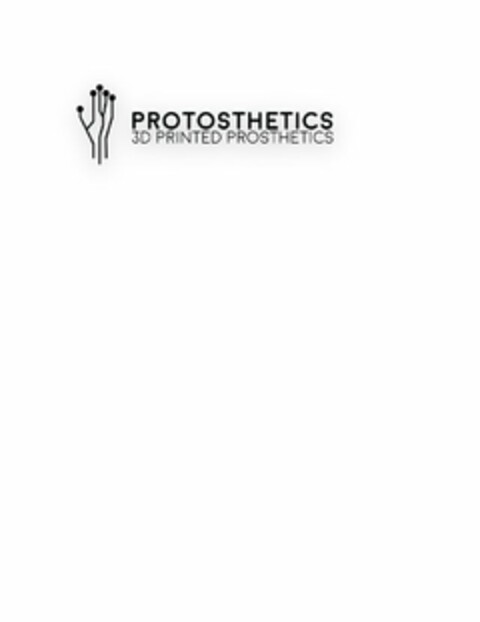 PROTOSTHETICS 3D PRINTED PROSTHETICS Logo (USPTO, 05/09/2017)