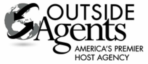 OUTSIDE AGENTS AMERICA'S PREMIER HOST AGENCY Logo (USPTO, 05/12/2017)