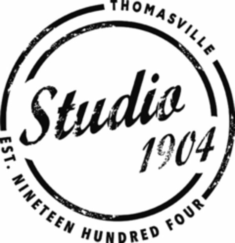 THOMASVILLE EST. NINETEEN HUNDRED FOUR STUDIO 1904 Logo (USPTO, 31.08.2017)