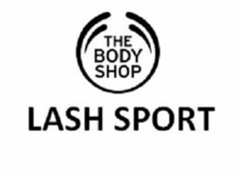 LASH SPORT THE BODY SHOP Logo (USPTO, 01.12.2017)