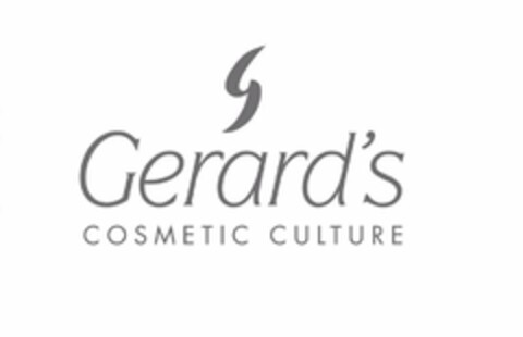 G GERARD'S COSMETIC CULTURE Logo (USPTO, 23.07.2018)