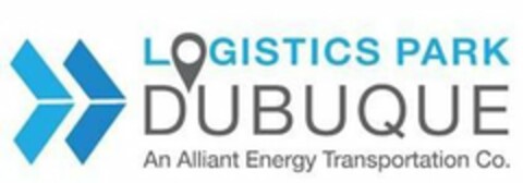 LOGISTICS PARK DUBUQUE AN ALLIANT ENERGY TRANSPORTATION CO. Logo (USPTO, 13.05.2019)