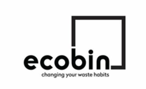 ECOBIN CHANGING YOUR WASTE HABITS Logo (USPTO, 07.06.2019)