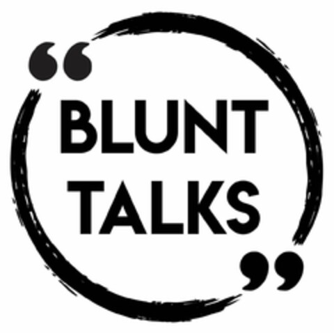 BLUNT TALKS Logo (USPTO, 05.08.2019)