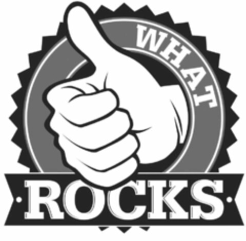 WHAT ROCKS Logo (USPTO, 08/16/2019)