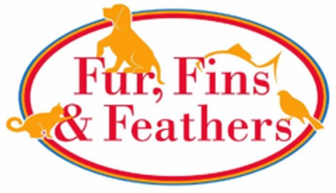 FUR, FINS & FEATHERS Logo (USPTO, 30.09.2019)