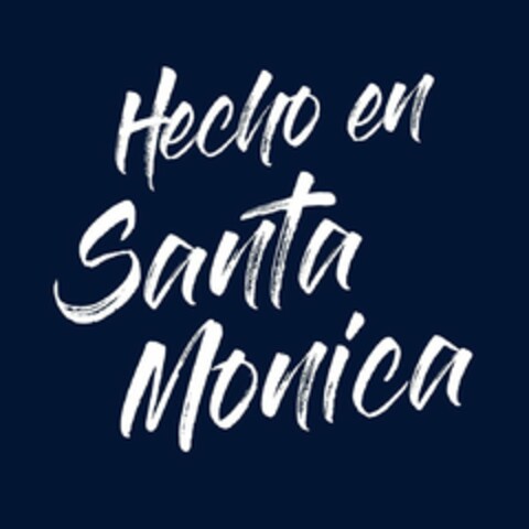 HECHO EN SANTA MONICA Logo (USPTO, 11/13/2019)