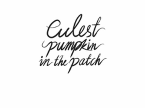 CUTEST PUMPKIN IN THE PATCH Logo (USPTO, 23.12.2019)