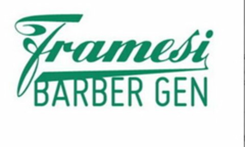 FRAMESI BARBER GEN Logo (USPTO, 14.02.2020)