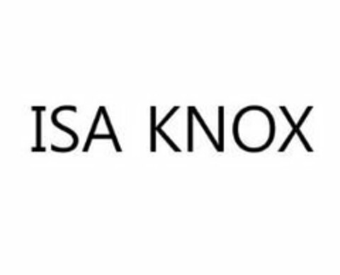 ISA KNOX Logo (USPTO, 04/29/2020)