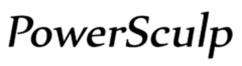 POWERSCULP Logo (USPTO, 18.06.2020)