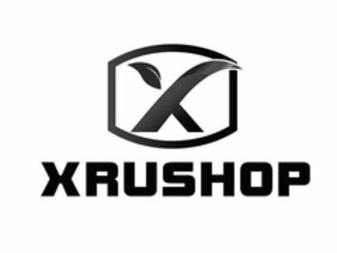 X XRUSHOP Logo (USPTO, 07/01/2020)