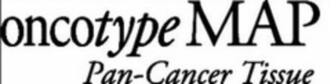 ONCOTYPE MAP PAN-CANCER TISSUE Logo (USPTO, 27.08.2020)