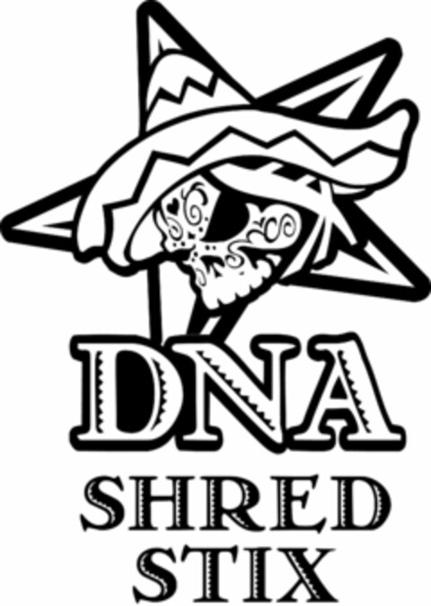 DNA SHRED STIX Logo (USPTO, 01.04.2009)