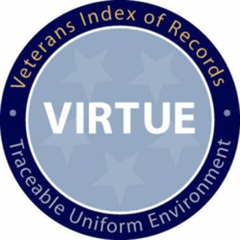 VIRTUE - VETERANS INDEX OF RECORDS TRACEABLE UNIFORM ENVIRONMENT Logo (USPTO, 30.12.2009)